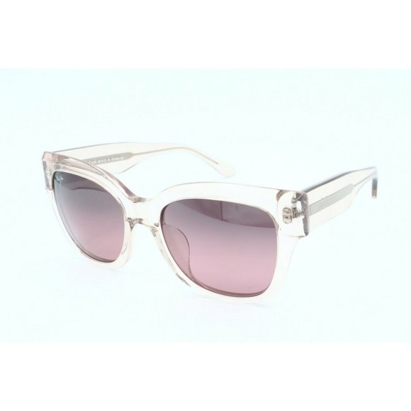 New Maui Jim Siren Song MJ 801-05B Square Pink Sunglasses Purple Polarized Lens